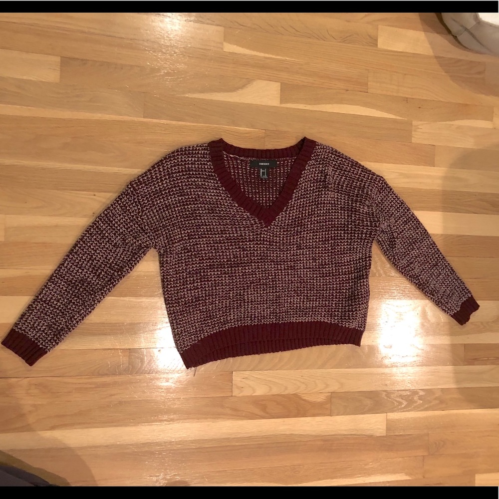 Forever 21 Maroon Sweater